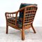 Italian Woven Bamboo Armchairs, 1960s, Set of 2 3