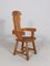 Brutalist Dining Chairs in Oak by De Puydt, Belgium, 1970s, Set of 6 11