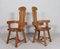 Chaises de Salle à Manger Brutalistes en Chêne par De Puydt, Belgique, 1970s, Set de 6 7