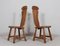 Chaises de Salle à Manger Brutalistes en Chêne par De Puydt, Belgique, 1970s, Set de 6 6