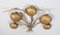 Hollywood Regency Wall Sculpture Hydrangea by Hans Kögl, 1970s 5