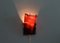 Alda Wall Lamp in Rubber and Steel Rod by Gaetano Pesce 9
