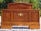 Mahogany Bed with Bronze Decorations, 1930s 1