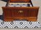 Mahogany Bed with Bronze Decorations, 1930s 3
