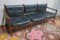 Cadett 3-Seater Sofa in Teak and Leather with Leather Straps by Eric Merthen, 1960s, Image 10