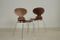 Sedie nr. 3101 di Arne Jacobsen per Fritz Hansen, 1973, set di 2, Immagine 3