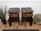 Tables de Chevet en Noyer et Marbre Portoro, Italie, 1930s, Set de 2 7