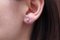 Platinum Diamond Stud Earrings, Set of 2 4