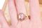 Anillo de esmalte de retrato con foto victoriana, Imagen 3