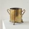 Early 20th Century Bombshell Trench Art Vase in Patinated Brass, 1950s, Image 4