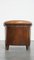 Vintage Club Chair in Sheep Leather with Decorative Nail Finish and Colours 4