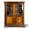 Empire Mahogany Glazed Cabinet with Columns 1