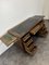 Brown Walnut Pedestal Desk 4
