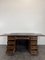 Brown Walnut Pedestal Desk 7