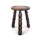 Brown Wooden Tripod Stool 1