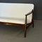 Vintage Italian Sofa in White Bouclé Fabric and Wood from Pizzetti, 1960s 5