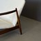 Vintage Italian Sofa in White Bouclé Fabric and Wood from Pizzetti, 1960s 13