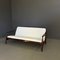 Vintage Italian Sofa in White Bouclé Fabric and Wood from Pizzetti, 1960s 1
