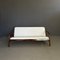 Vintage Italian Sofa in White Bouclé Fabric and Wood from Pizzetti, 1960s 3