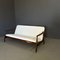 Vintage Italian Sofa in White Bouclé Fabric and Wood from Pizzetti, 1960s 2