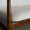 Vintage Italian Sofa in White Bouclé Fabric and Wood from Pizzetti, 1960s 15