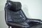 Norwegian Leather Swivel Chair from Skoghaug, 1960s 3