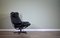 Norwegian Leather Swivel Chair from Skoghaug, 1960s 12