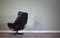Norwegian Leather Swivel Chair from Skoghaug, 1960s 1