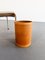 Danish Waste Basket in Leather, 1960s 1