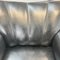 Art Deco Black Leather Club Chair, 1950s 9