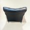 Art Deco Black Leather Club Chair, 1950s 6