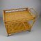 Serving Bar Cart in Bamboo & Rattan by Franco Albini, Italy, 1960s 5