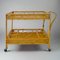 Serving Bar Cart in Bamboo & Rattan by Franco Albini, Italy, 1960s 2