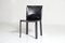 Black Leather Side Chairs from De Couro, 1980s, Set of 3, Image 1