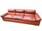 Vintage Three-Seater Leather Sofa by Tito Agnoli for Poltrona Frau, 1970s, Image 1