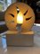 Carved Stone Table Lamp, 1970s 4