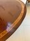 Antique Edwardian Oval Dining Table in Figured Mahogany, 1910, Image 8