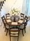 Antique Edwardian Oval Dining Table in Figured Mahogany, 1910, Image 2