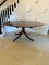 Antique Edwardian Oval Dining Table in Figured Mahogany, 1910, Image 5