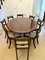 Antique Edwardian Oval Dining Table in Figured Mahogany, 1910, Image 4