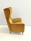 Poltrona modello 437 Goldenrod alato scuro di Gio Ponti per Cassina, anni '50, Immagine 4