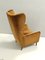 Poltrona modello 437 Goldenrod alato scuro di Gio Ponti per Cassina, anni '50, Immagine 5