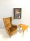 Poltrona modello 437 Goldenrod alato scuro di Gio Ponti per Cassina, anni '50, Immagine 2