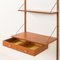 Danish Teak Desk Home Office Shelving Unit, 1960s, Image 7