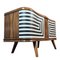 Two-Door Sideboard with Op Art Motif, 1950 12