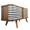 Two-Door Sideboard with Op Art Motif, 1950 2