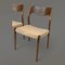 Model 71 Dining Chair in Walnut and Paper Cord by Niels Otto Møller for J.L. Møllers, 1950s 10