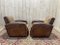 Leather Club Chairs, Set of 2 3