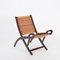 Ninfea Hand-Woven Folding Chair attributed to Gio Ponti for Fratelli Reguitti, Italy, 1950s 3
