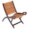 Ninfea Hand-Woven Folding Chair attributed to Gio Ponti for Fratelli Reguitti, Italy, 1950s 1